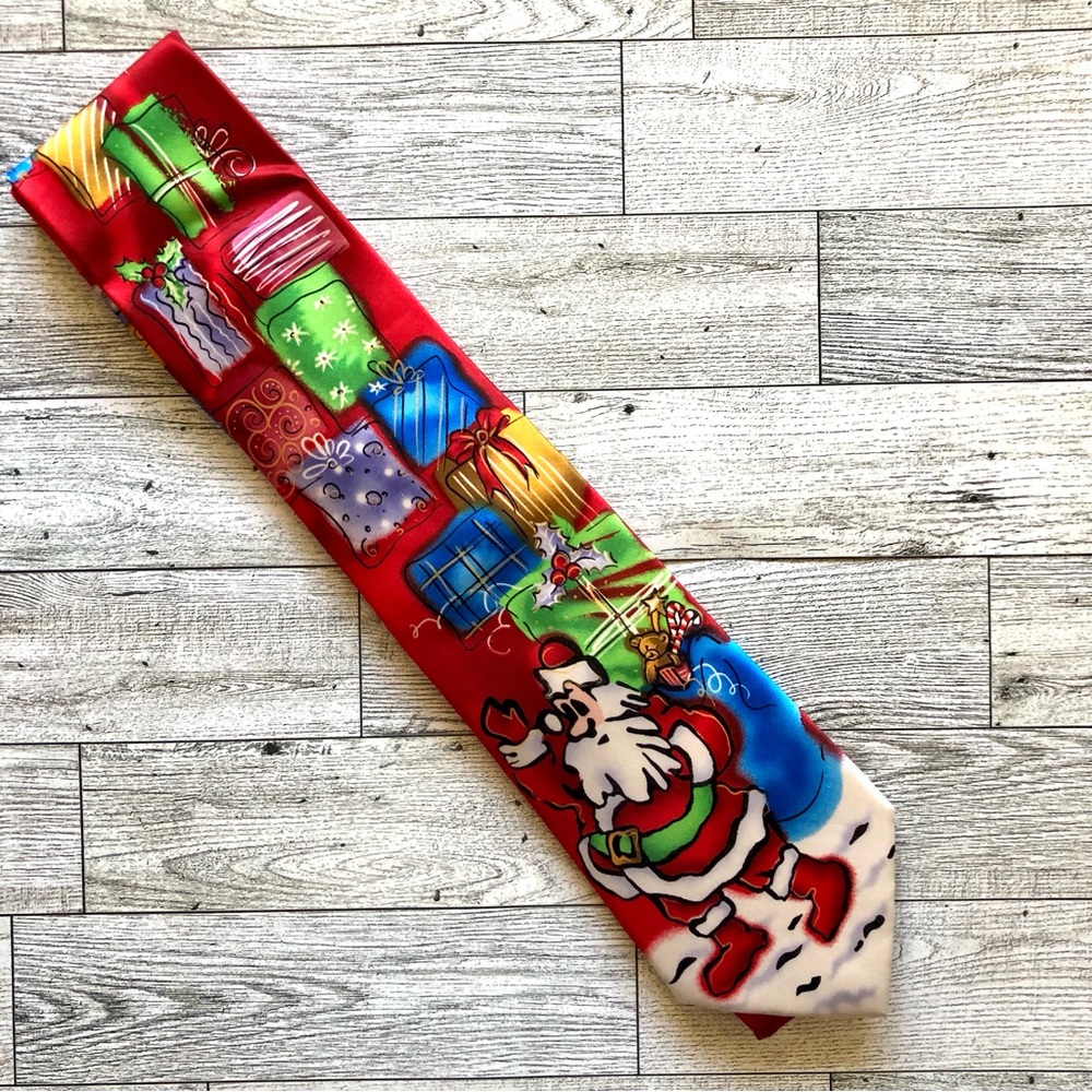 J. Garcia Christmas Necktie “Surprise Package” from Collection Fifty-Eight